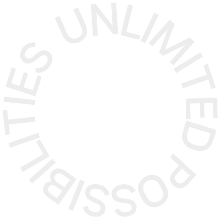 unlimited possibilities txt circle image